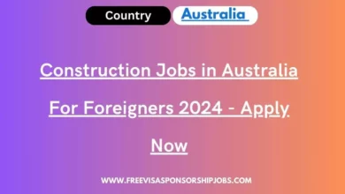 Construction Jobs in Australia For Foreigners