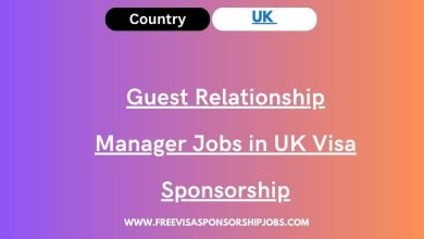 Guest Relationship Manager Jobs in UK Visa Sponsorship