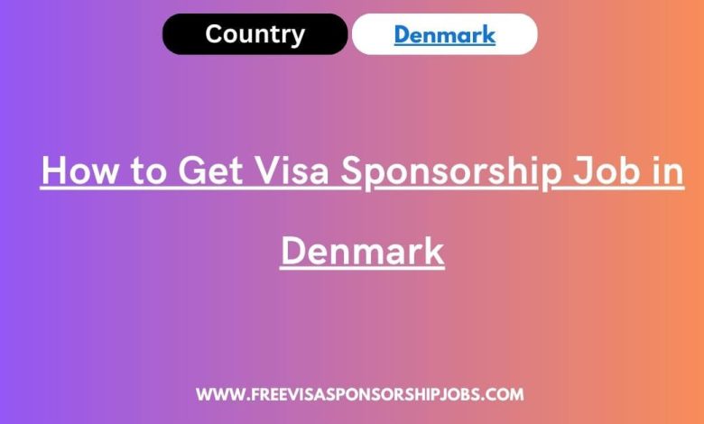 How to Get Visa Sponsorship Job in Denmark