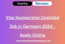 Visa Sponsorship Unskilled Job in Germany