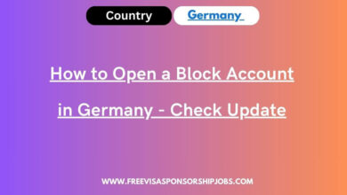 How to Open a Block Account in Germany - Check Update