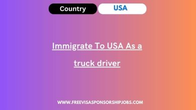 Immigrate To USA As a truck driver
