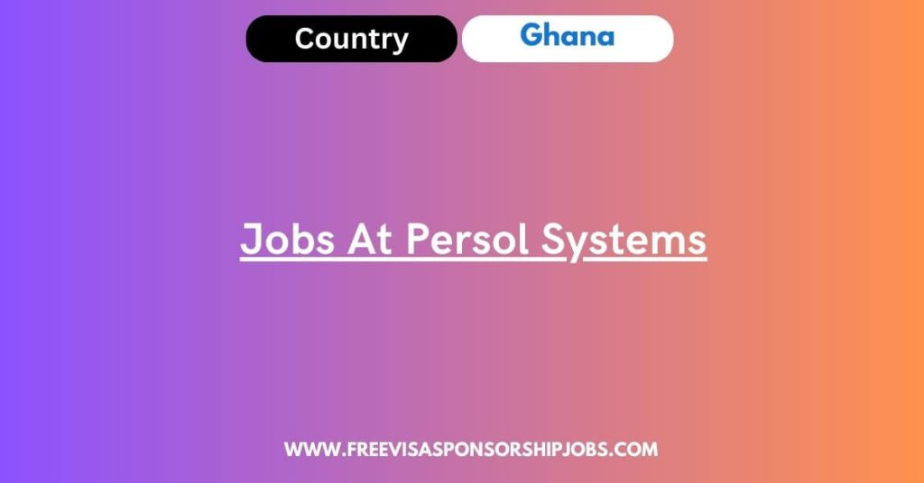Jobs At Persol Systems