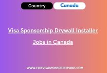 Visa Sponsorship Drywall Installer Jobs in Canada