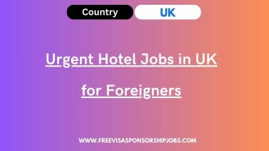 Urgent Hotel Jobs in UK for Foreigners