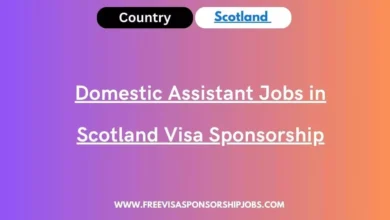 Domestic Assistant Jobs in Scotland Visa Sponsorship