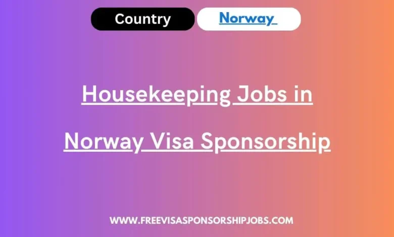 Housekeeping Jobs in Norway