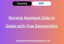 Nursing Assistant Jobs in Dubai with Visa Sponsorship