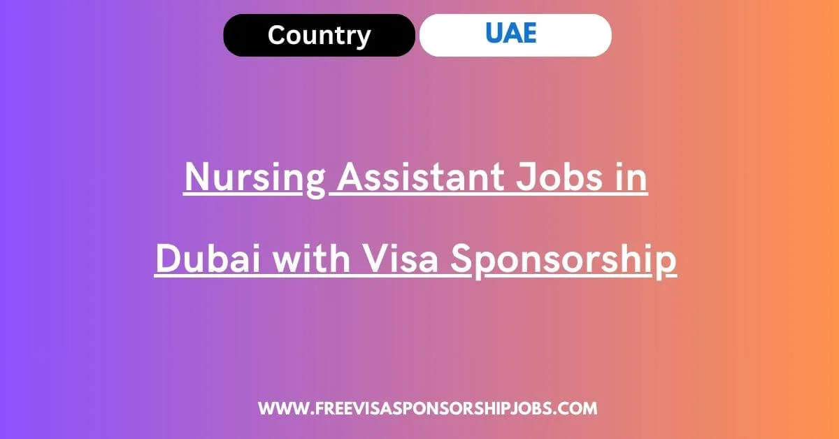 nursing assistant jobs dubai