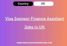 Visa Sponsor Finance Assistant Jobs in UK