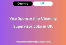 Visa Sponsorship Cleaning Supervisor Jobs in UK