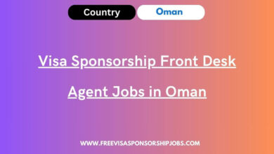 Visa Sponsorship Front Desk Agent Jobs in Oman