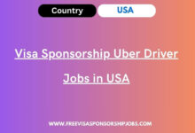 Visa Sponsorship Uber Driver Jobs in USA