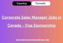 Corporate Sales Manager Jobs in Canada - Visa Sponsorship