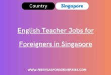 English Teacher Jobs for Foreigners in Singapore