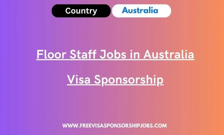 Floor Staff Jobs in Australia