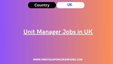 Unit Manager Jobs in UK