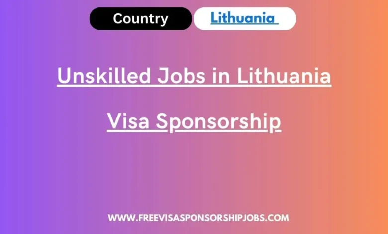 Unskilled Jobs in Lithuania