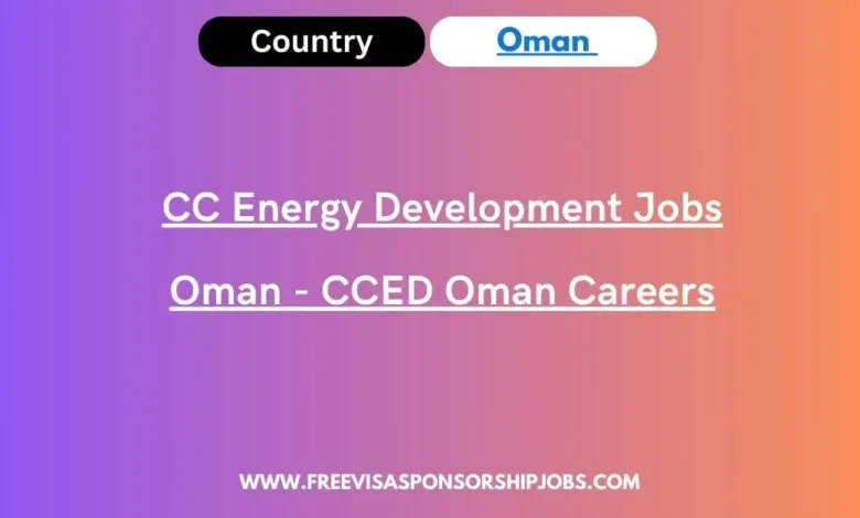 CC Energy Development Jobs Oman