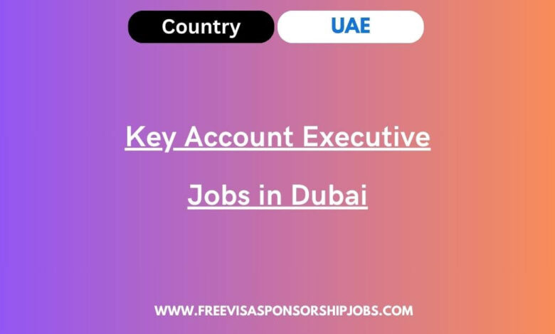Key Account Executive Jobs in Dubai