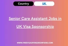 Senior Care Assistant Jobs in UK Visa Sponsorship