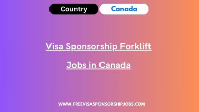 Visa Sponsorship Forklift Jobs in Canada