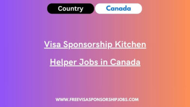 Visa Sponsorship Kitchen Helper Jobs in Canada