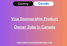 Visa Sponsorship Product Owner Jobs in Canada