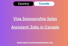 Visa Sponsorship Sales Assistant Jobs in Canada