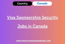 Visa Sponsorship Security Jobs in Canada