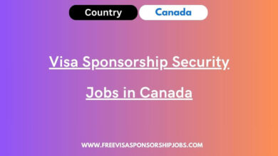Visa Sponsorship Security Jobs in Canada
