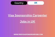 Visa Sponsorship Carpenter Jobs in UK