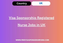 Visa Sponsorship Registered Nurse Jobs in UK