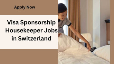 Visa Sponsorship Housekeeper Jobs in Switzerland