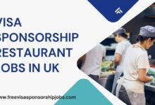 Visa Sponsorship Restaurant Jobs in UK