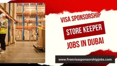 Visa Sponsorship Store Keeper Jobs in Dubai