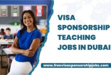 Visa Sponsorship Teaching Jobs in Dubai